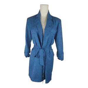 NYCC Cobalt Blue Belted Blazer Jacket Sz. Small